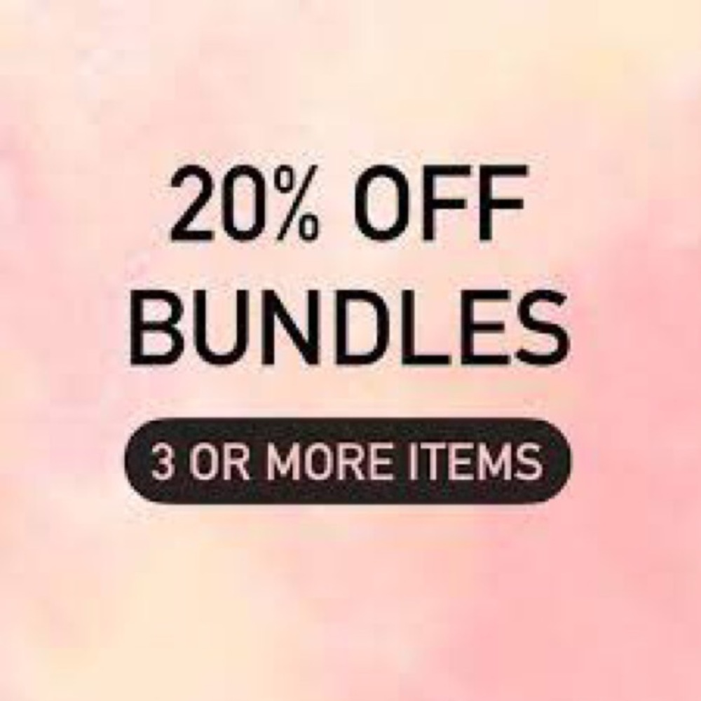 Buy 3 or more save 20%